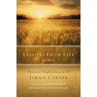 NIV Lessons from Life Bible: Personal Reflections with Jimmy Carter