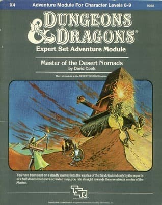 Dungeons and Dragons Expert Module Monster of the Desert Nomad