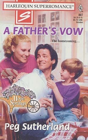 A Father's Vow (Harlequin Superromance , No 807)