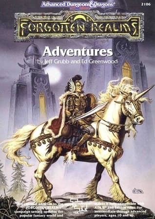 Forgotten Realms: Adventures (Advanced Dungeons & Dragons, Stock #2106)