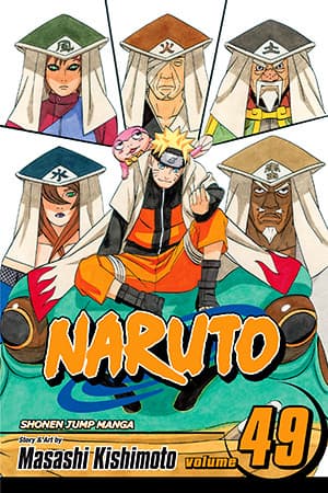 Naruto, tom 49: Spotkanie pięciu kage