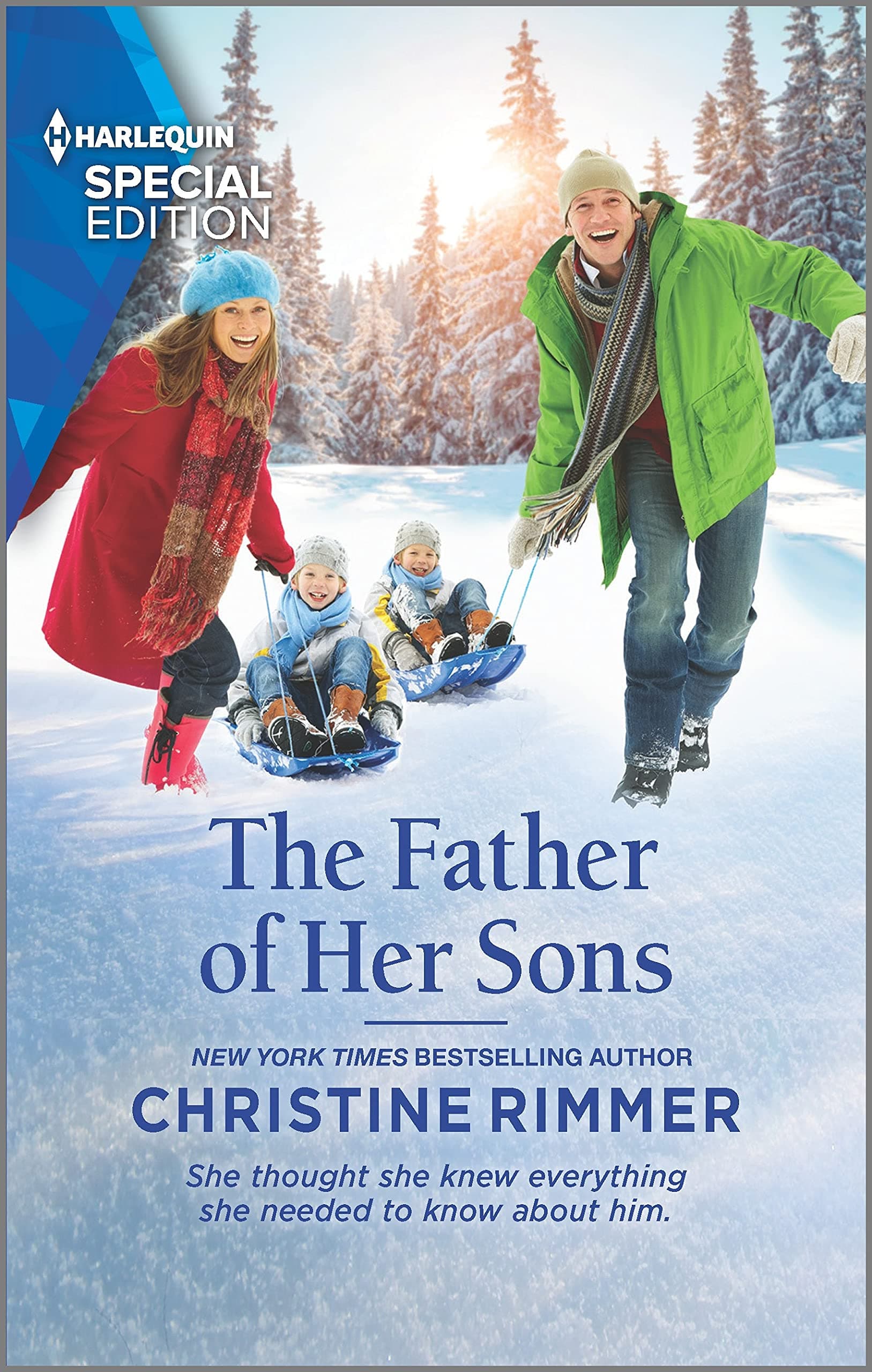 The Father of Her Sons: A Winter Romance – A Small Town Secret Baby Contemporary Story of Second Chances (Wild Rose Sisters Book 1)