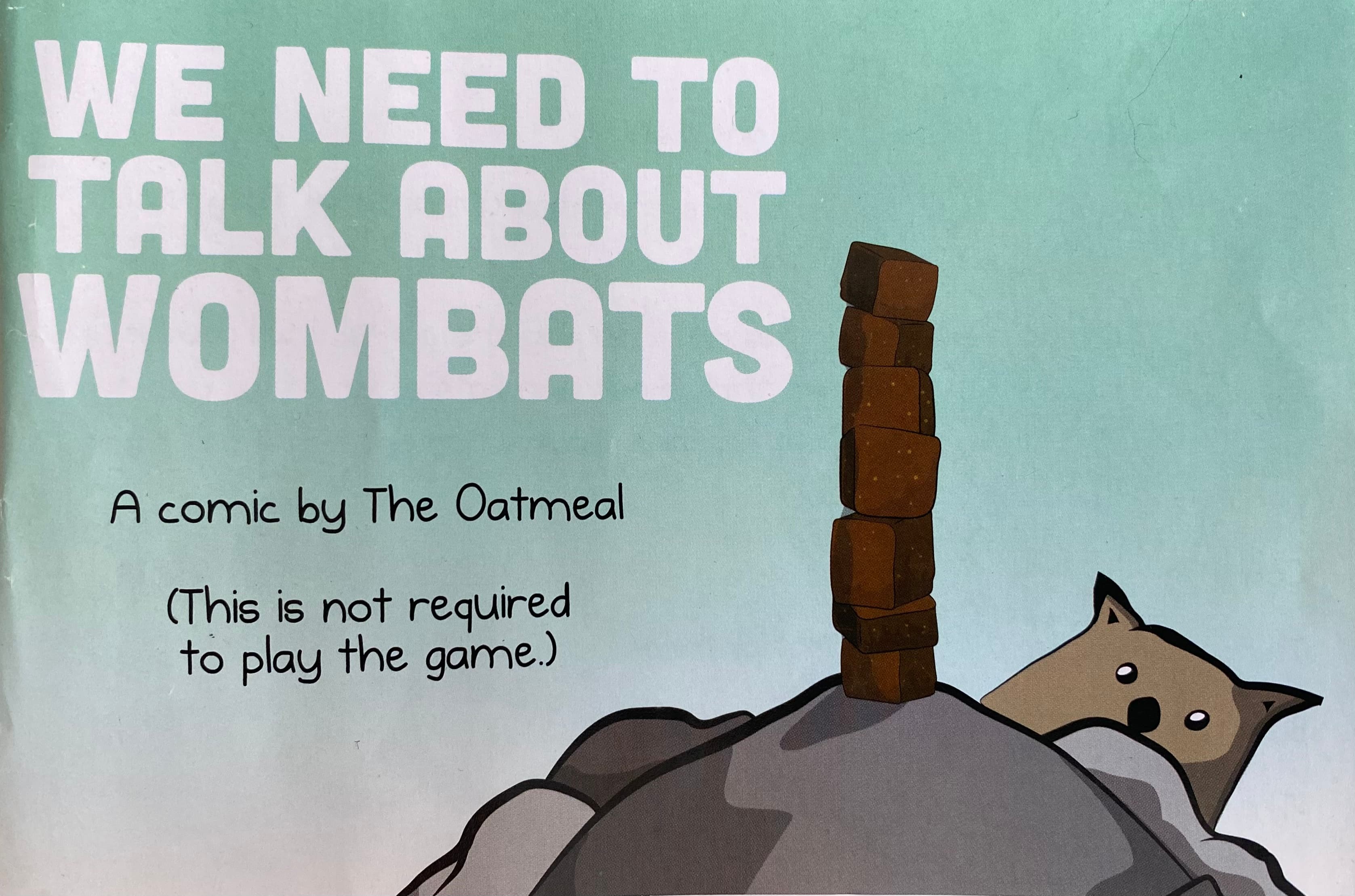 We Need to Talk About Wombats