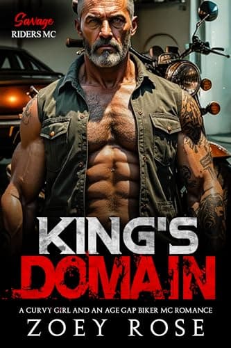King's Domain: A Curvy Girl and an Age Gap Biker MC Romance (Wilde Reiter MC 1)