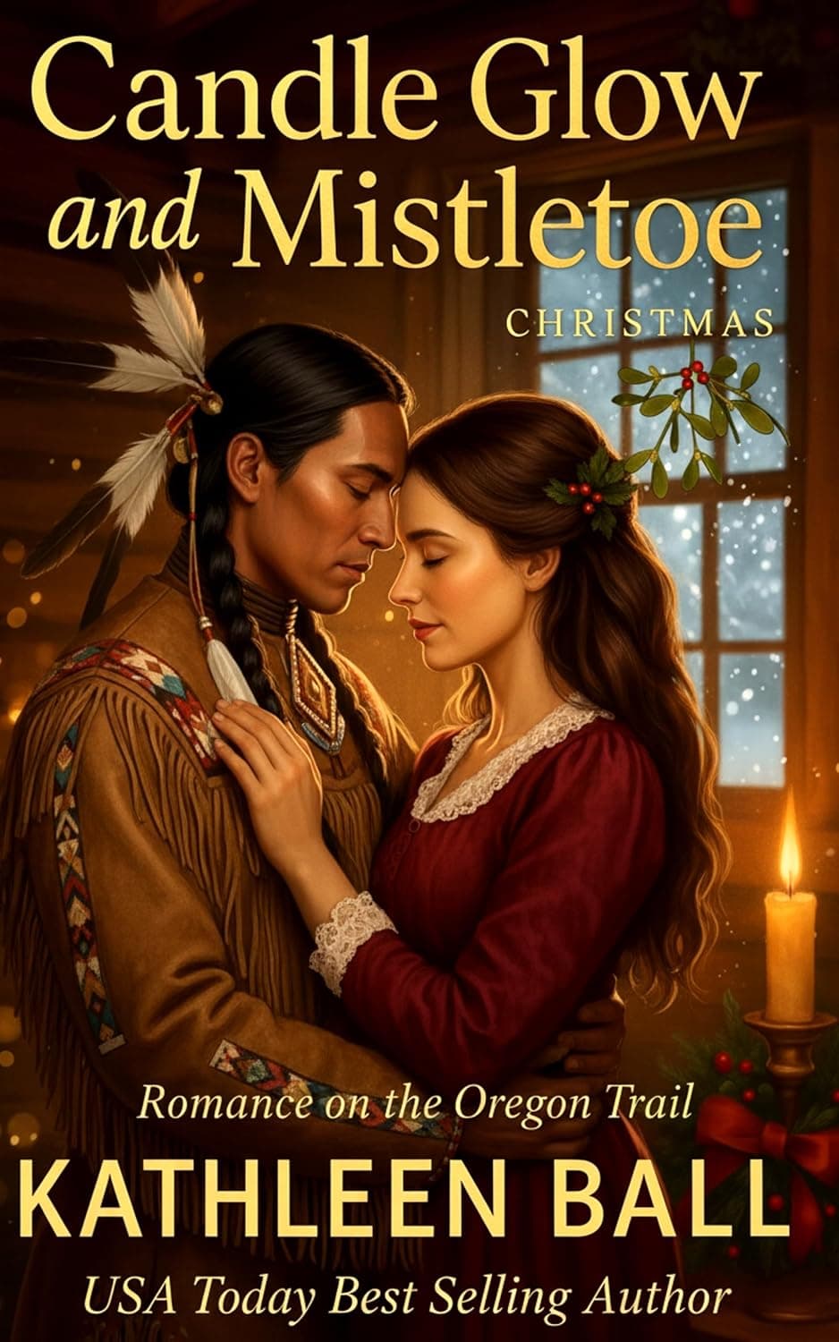 Candle Glow and Mistletoe Christmas